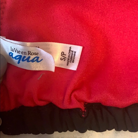 👙AQUA Black & Floral Bikini Set (Size S & M***) - Picture 3 of 5